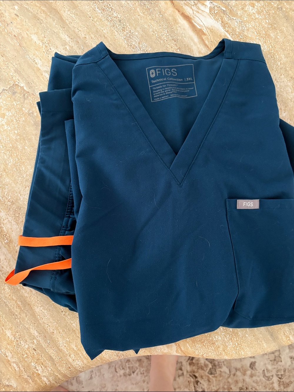 FIGS women’s  Deep Teal Scrub set 3xl/tall